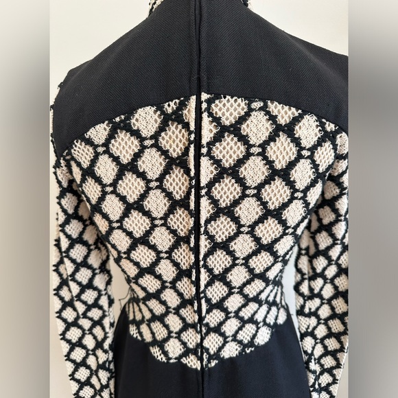 TEAL TRAINA knit dress 1970’s designer Vintage S - Picture 3 of 6